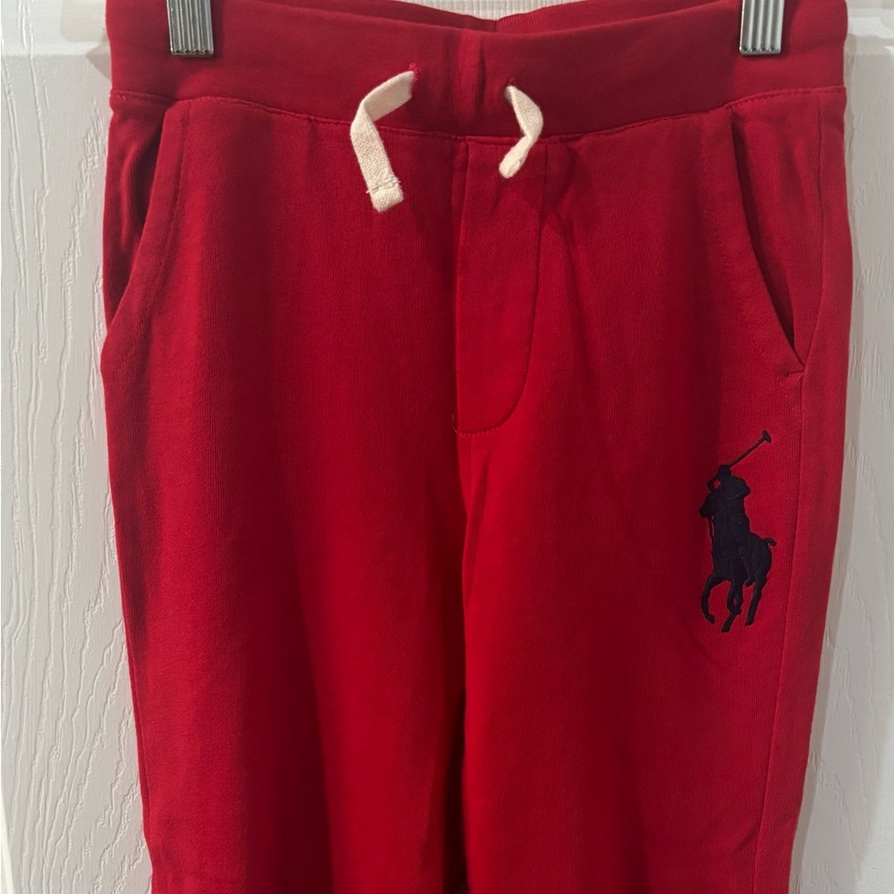 Polo by Ralph Lauren Vibrant Red boys joggers
French terry fabric